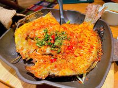 香茅草烤罗非鱼-云海肴·汽锅鸡·云南菜(天山百盛优客店)