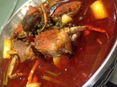香辣湖蟹锅仔-花中城·三十二年杭帮菜(清泰街店)