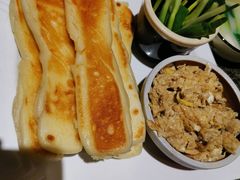 虾酱卷子-渔民船说·北塘海鲜·天津菜·海肠捞饭(北塘古镇店)