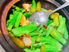 虾酱啫芥兰-粤来记·啫啫煲·点心(日月光店)