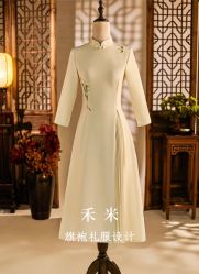 -禾米旗袍妈妈装礼服定制(嘉业国贸店)
