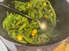 榄菜四季豆-青叶202都市餐厅(迪诺水镇店)