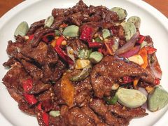 腊八蒜炒猪肝-95号酱骨·一块豆腐(展春园西路店)