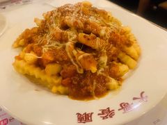 肉酱芝士焗薯条-大哥餐厅(西城花园店)