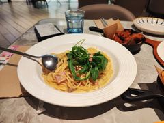 奶油芝士鸡肉培根意面-必胜客(世欧广场店)
