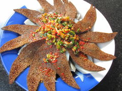 鸡豆凉粉吹肝拼盘-又见炊烟．纳西小院云南菜