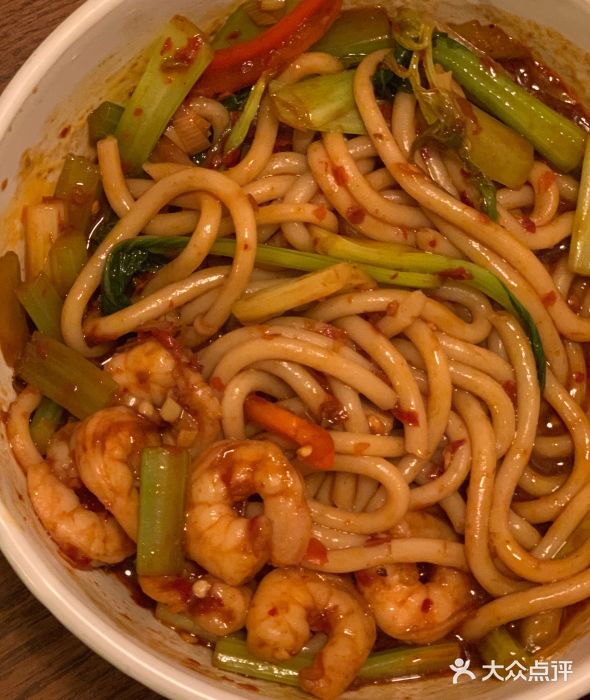 饱鲜·新疆米粉·小通巷店虾仁炒米粉图片