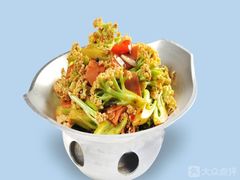 干锅有机菜花-吕氏疙瘩汤·新鲁菜(新贵和店)