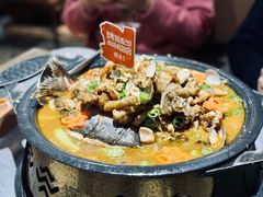 超豪华鲜青椒蛙哈哈烤鱼-探鱼·鲜青椒爽麻烤鱼(天一广场店)