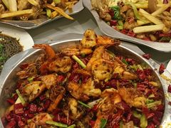 干锅香辣虾-馋嘴蛙火锅