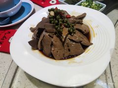 炝拌羊肝-九府羊鲜羊火锅·烧烤(海那城店)