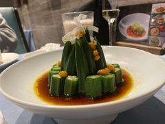 水豆豉秋葵-南堂館川菜文化餐厅(天府店)