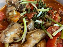 -贵州辣子鸡番茄鸡