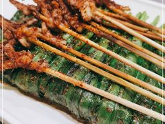 烤韭菜-聚味罗记大排檔·烧烤·鲜鱼杂·甲鱼煲(科学馆店)