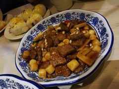 松子牛肉炒年糕-兔爸私家小厨(新北万达店)