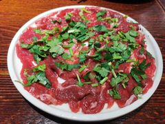 香菜牛肉-受气牛肉·耙牛肉火锅(水晶郦城店)