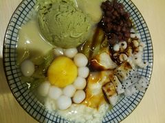 抹茶白玉赤豆碗-半饱日式甜品(ifs国际金融店)