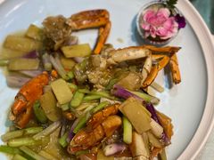 姜葱炒肉蟹-明珠海港大酒店