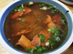 干切牛肉粉丝汤-老新隆牛肉锅贴(新街口店)