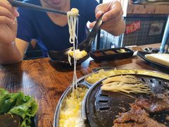 鸡蛋糕+芝士玉米-梵行小馆烤肉(即墨店)