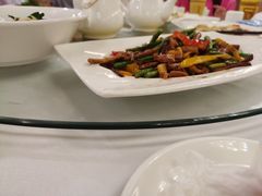茶树菇猪肚丝炒茄柳-朱仔记食府(江南大道店)