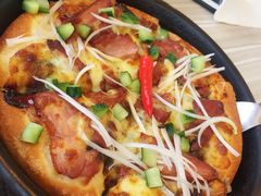 北京烤鸭披萨-必胜客(海滨店)