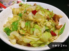 手撕包心菜-老头儿油爆虾·知味杭州(爱琴海购物中心)