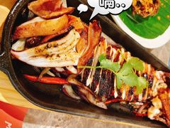 烧烤整条鱿鱼配柠檬酱-美奈小馆·东南亚菜(福田星河COCO Park店)