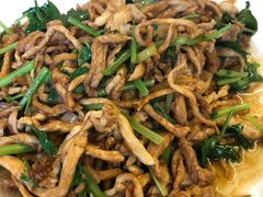 香菜炒肉丝-德居源