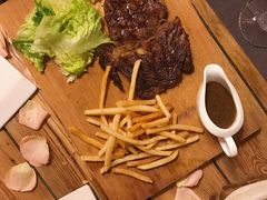 烤肉眼牛排-火车头法国西餐厅