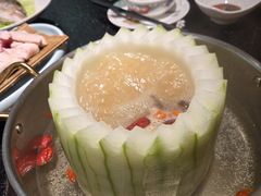 -得意咚瓜·顺德鱼生·冬瓜盅火锅