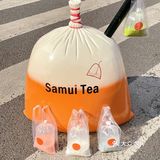 成都首家|泰剧同款袋装手摇奶茶，太可爱了❗