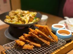 老头儿干炸带鱼-老头儿油爆虾(金鹰世界店)