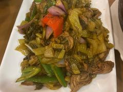 自家酸菜炒大肠-大唐靓汤江门私房菜(景田店)