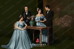 -时光纪亲子全家福照相馆(静安店母女写真父母纪念照)