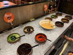 自助调料区-呷哺呷哺(普陀乐购真北店)