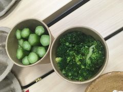 白灼秋葵-晨曦炖汤·不放油(东单菜市场美食城店)