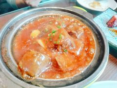 石锅养生黑豆腐-皇后餐厅-煲仔·小菜·打边炉(古北店)