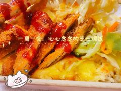香酥猪排芝士焗饭-上海外国语大学（松江校区）食堂