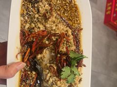 蒜爆鱼-杨氏青龙虾·羊蝎子(托乐嘉店)