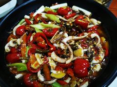 泡椒鱿鱼须-弓虽昌焖烧鸡(大竹林店)