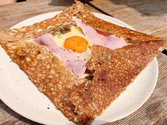 巴黎火腿鸡蛋芝士蘑菇可丽饼-RAC BAR(安福路店)