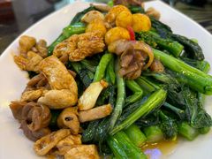 菜心炒鸡杂-潮喜竹溪荔湖酒家(荔枝湾店)