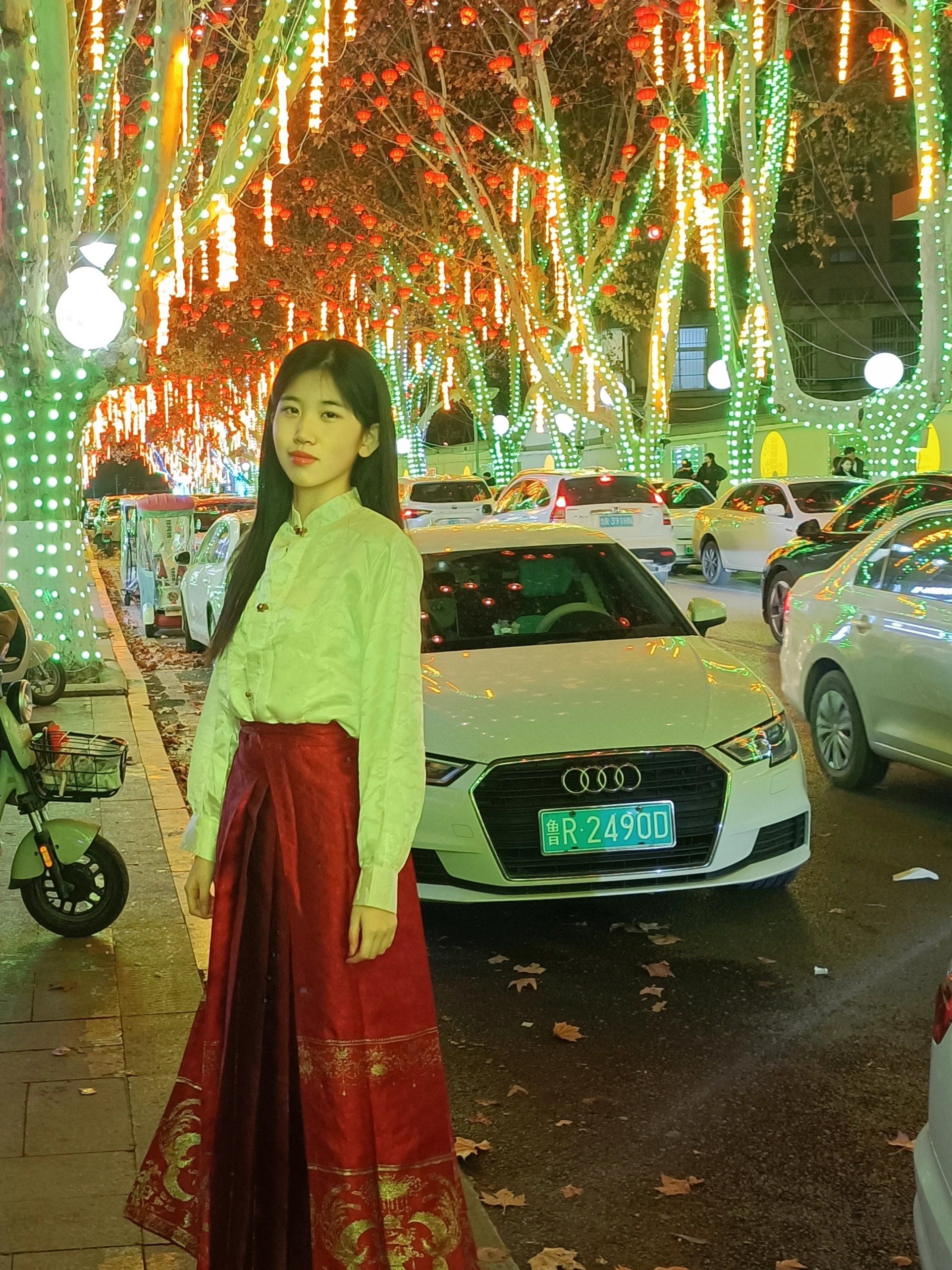 菏泽府东街夜景超美