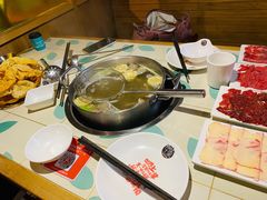油炸豆皮-南城十里潮汕鲜牛火锅·鲜虾生滚粥(融汇老商埠店)