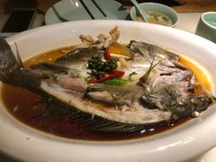 明火鲈鱼-绿茶餐厅(西单老佛爷店)