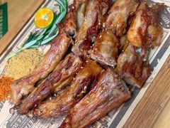石头烤整根羊尾尖-蒙料·手把肉(望京店)