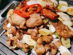 铁板葱爆羊肉腿-巴依家新疆手抓饭(菱角湖万达店)