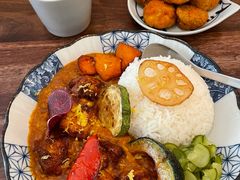 香料辣鸡咖喱饭-负海拔咖喱