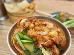 蒜香鸡扒粉面-福米小馆
